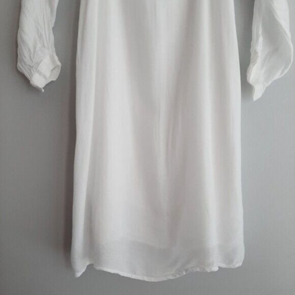 CLOTH & STONE Flowy & Light Cold Shoulder Dress White Sz XS - Picture 9 of 11
